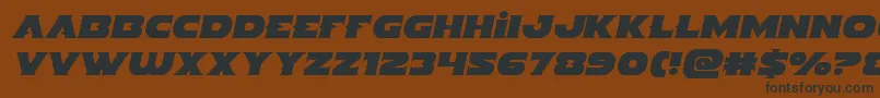 Indigodemonsemital Font – Black Fonts on Brown Background