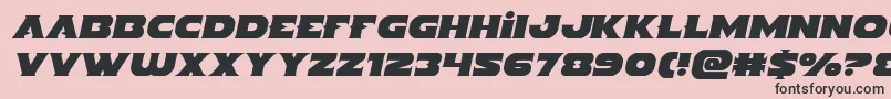 Indigodemonsemital Font – Black Fonts on Pink Background