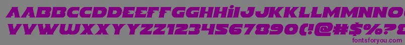 Indigodemonsemital Font – Purple Fonts on Gray Background