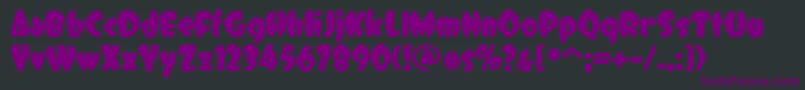 DCC   Dreamer Font – Purple Fonts on Black Background