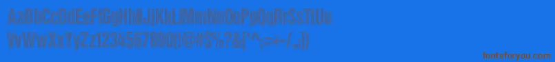 Шрифт DCC   Stained Aliens – коричневые шрифты на синем фоне
