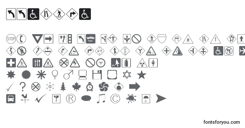 Czcionka DDSIGNS – alfabet, cyfry, specjalne znaki