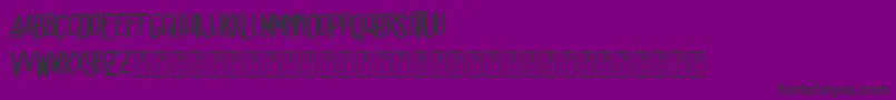 Dead solD Font – Black Fonts on Purple Background