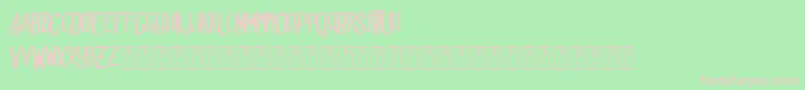 Dead solD Font – Pink Fonts on Green Background