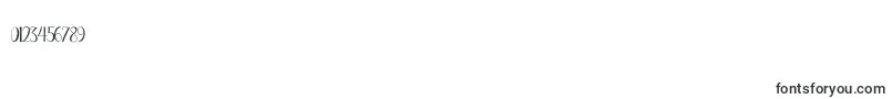 Dealove Script Demo Font – Fonts for Numbers and Digits