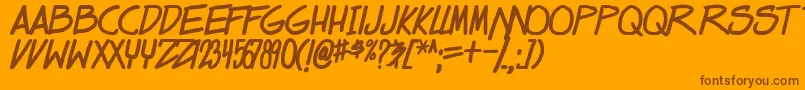 More about dealspinner tbs bold Font dealspinner tbs bold Font – Brown Fonts on Orange Background