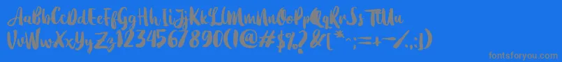 Подробнее о шрифте Dearday Script Шрифт Dearday Script – серые шрифты на синем фоне