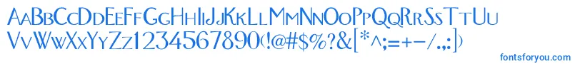 GavotteMedium Font – Blue Fonts