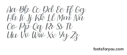 Dearly loved one by 7NTypes Font