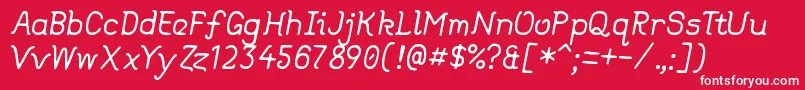 DearOldDad Font – White Fonts on Red Background