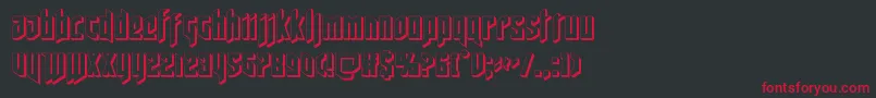 deathshead3d Font – Red Fonts on Black Background