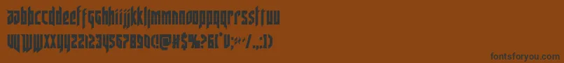Подробнее о шрифте deathsheadcond Шрифт deathsheadcond – чёрные шрифты на коричневом фоне
