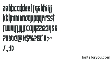 deathsheadcond font – stretched Fonts