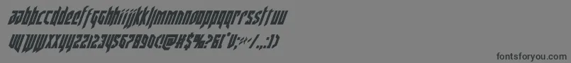 deathsheadcondital Font – Black Fonts on Gray Background