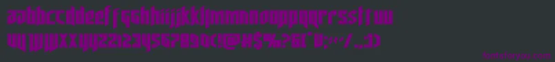 deathsheadexpand Font – Purple Fonts on Black Background