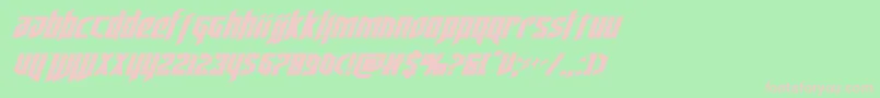 More about deathsheadexpandital Font deathsheadexpandital Font – Pink Fonts on Green Background