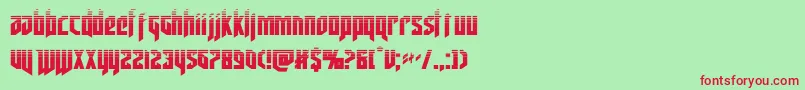 deathsheadhalf Font – Red Fonts on Green Background