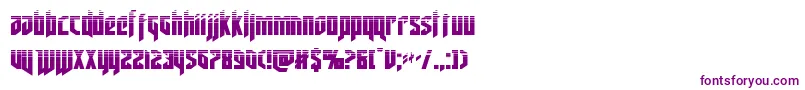 deathsheadhalf Font – Purple Fonts on White Background