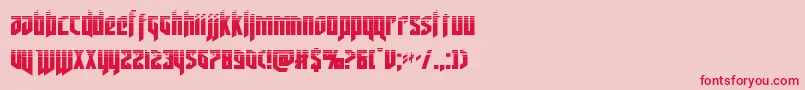 deathsheadhalf Font – Red Fonts on Pink Background