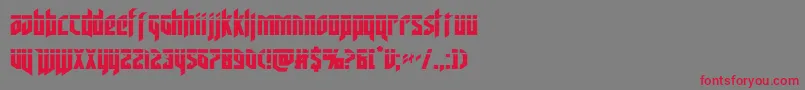 deathsheadlaser Font – Red Fonts on Gray Background