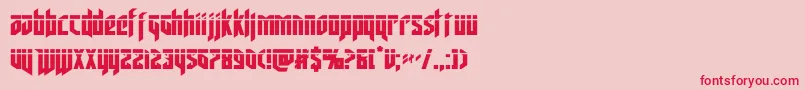 deathsheadlaser Font – Red Fonts on Pink Background