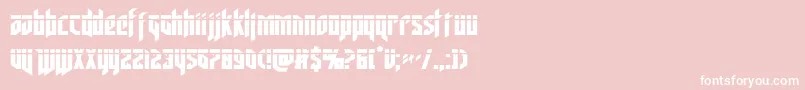 deathsheadlaser Font – White Fonts on Pink Background