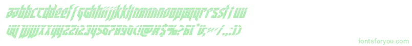 deathsheadlaserital-Schriftart – Grüne Schriften