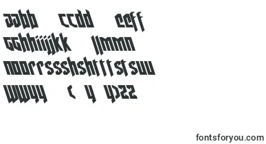 deathsheadleft font – hausa Fonts