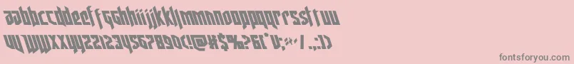 deathsheadleft Font – Gray Fonts on Pink Background