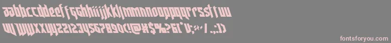 deathsheadleft Font – Pink Fonts on Gray Background