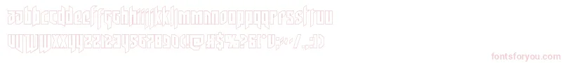 deathsheadout Font – Pink Fonts on White Background