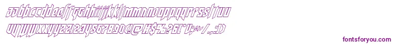 deathsheadoutital Font – Purple Fonts