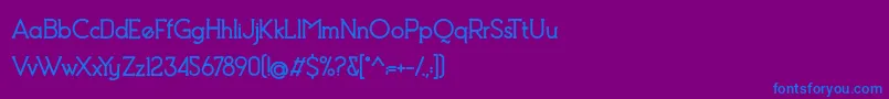 Weitere Informationen zur Debock Heavy Personal Use-Schriftart Debock Heavy Personal Use-Schriftart – Blaue Schriften auf violettem Hintergrund