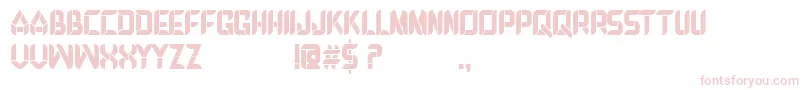 DEBROSEE Font – Pink Fonts on White Background