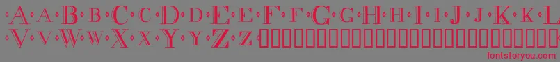fuente Decadence – Fuentes Rojas Sobre Fondo Gris
