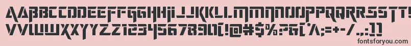 deceptibots Font – Black Fonts on Pink Background