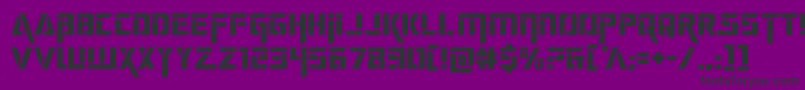 deceptibots Font – Black Fonts on Purple Background