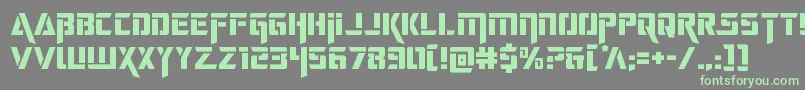deceptibots Font – Green Fonts on Gray Background