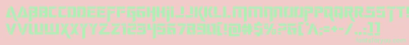 deceptibots Font – Green Fonts on Pink Background