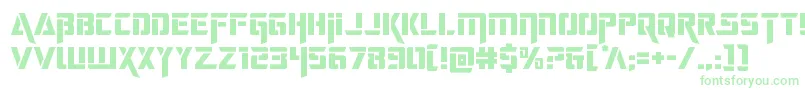 deceptibots Font – Green Fonts on White Background