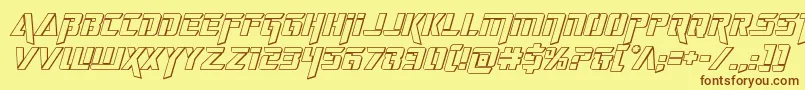 More about deceptibots3dital Font deceptibots3dital Font – Brown Fonts on Yellow Background