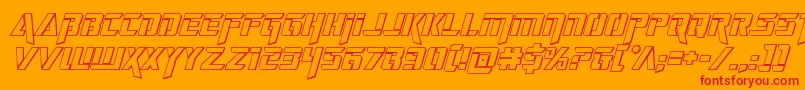 fuente deceptibots3dital – Fuentes Rojas Sobre Fondo Naranja