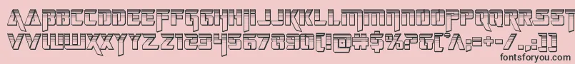 deceptibotschromium Font – Black Fonts on Pink Background