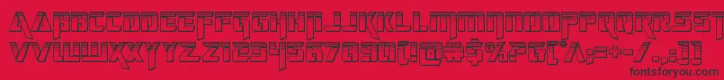 deceptibotschromium Font – Black Fonts on Red Background