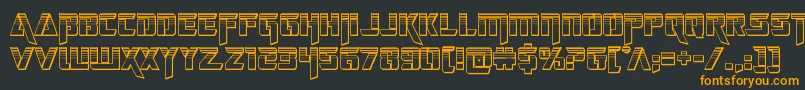 More about deceptibotschromium Font deceptibotschromium Font – Orange Fonts on Black Background