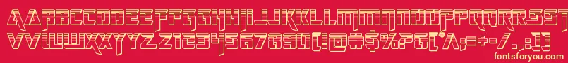 deceptibotschromium Font – Yellow Fonts on Red Background