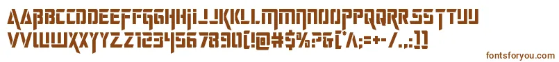 Шрифт deceptibotscond – коричневые шрифты на белом фоне