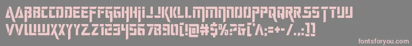 deceptibotscond Font – Pink Fonts on Gray Background
