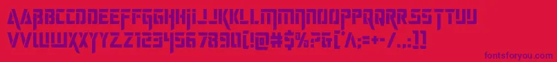 deceptibotscond-fontti – violetit fontit punaisella taustalla