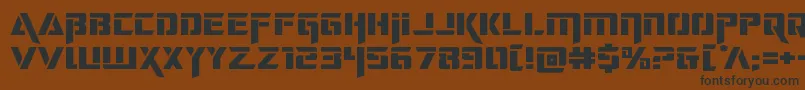 deceptibotsexpand Font – Black Fonts on Brown Background